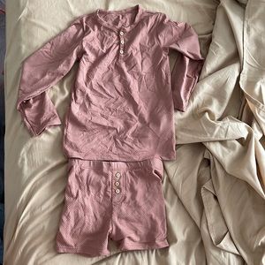 Matching Swim Rashguard and shorts